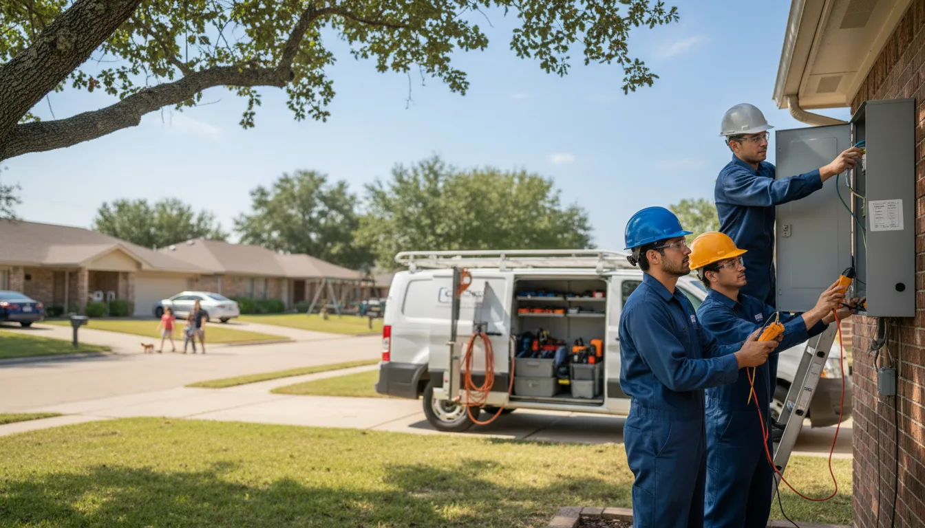 Certified electrician providing emergency electrical services in Chinquapin, NC